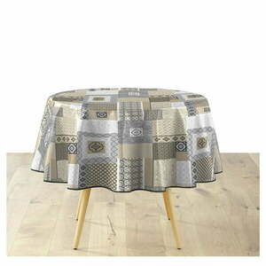 Obrus zmywalny z PCV ø 160 cm Costa – douceur d'intérieur obraz