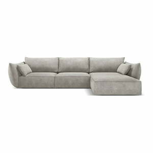 Jasnoszary narożnik (prawostronny) Vanda – Mazzini Sofas obraz