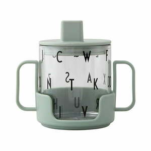 Zielony kubek dla dzieci Design Letters Grow With Your Cup obraz