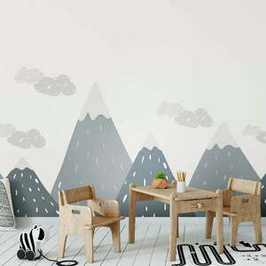 Naklejka ścienna z motywem gór Ambiance Scandinavian Giant Mountains Dinka obraz
