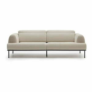 Beżowa sofa z materiału bouclé 234 cm Aurum – Kave Home obraz