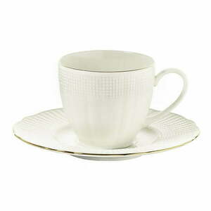 Zestaw 6 porcelanowych filiżanek ze spodkami Kutahya Café, 200 ml obraz