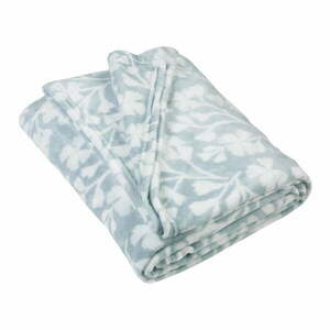 Niebieski polarowy koc 200x240 cm Brooke Floral – Catherine Lansfield obraz