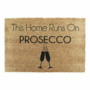 Wycieraczka z naturalnego kokosowego włókna Artsy Doormats Prosecco, 40x60 cm obraz