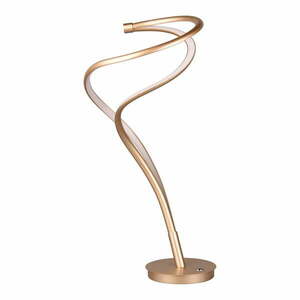 Lampa stołowa LED w kolorze złota z metalowym kloszem (wys. 56 cm) Nala – Trio Select obraz