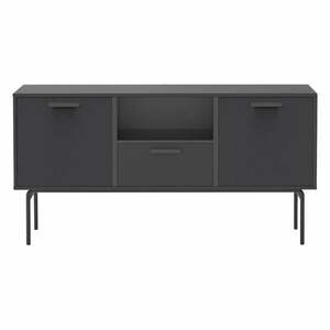 Czarna komoda pod TV Keep by Hammel obraz