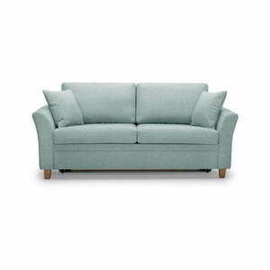 Miętowa rozkładana sofa Scandic Sonia obraz