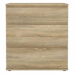 Niska komoda w dekorze dębu 77x84 cm Nova – Tvilum obraz