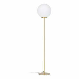 Lampa stojąca w kolorze złota ze szklanym kloszem (wys. 150 cm) Mahala – Kave Home obraz