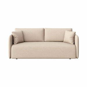 Beżowa rozkładana sofa 220 cm Chaum – Rodier obraz