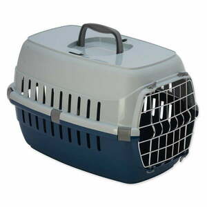 Niebiesko-szary transporter dla czworonoga 32x48, 5 cm Dog Fantasy Carrier – Plaček Pet Products obraz