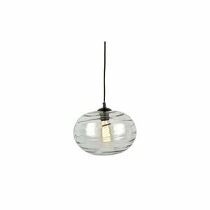 Szara szklana lampa wisząca, wys. 21 cm Sphere – Leitmotiv obraz