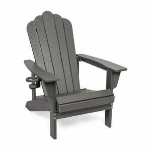 Szary plastikowy fotel ogrodowy Adirondack – Bonami Selection obraz