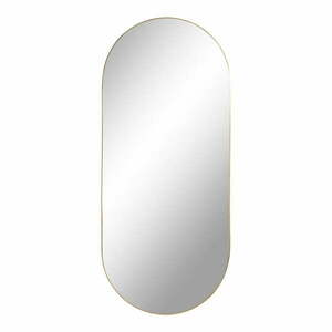 Lustro ścienne z ramą w kolorze złota House Nordic Jersey, 35x80 cm obraz