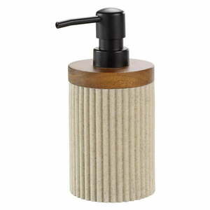 Beżowy dozownik do mydła z żywicy polimerowej 350 ml Niagara – douceur d'intérieur obraz