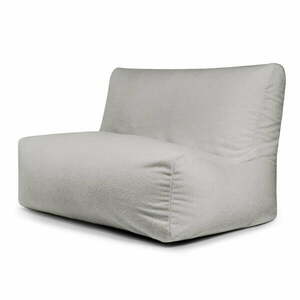 Jasnoszary worek do siedzenia z materiału bouclé Sofa Seat Lounge – SLOWDOWN obraz