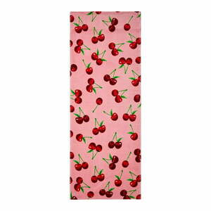Różowy bawełniany ręcznik plażowy 78x200 cm Cherries – Catherine Lansfield obraz