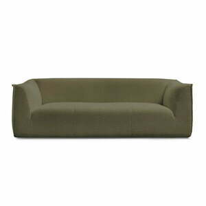 Zielona sofa z materiału bouclé 242 cm Giorgia – Bobochic Paris obraz