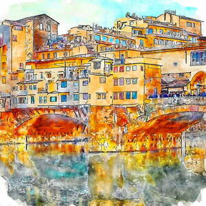 Obraz 90x90 cm Florence – Fedkolor obraz