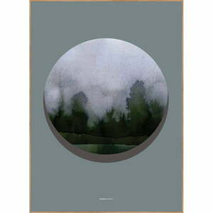 Obraz 30x40 cm Water Circle – Malerifabrikken obraz