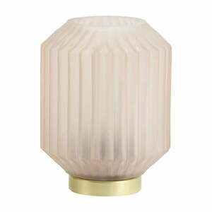 Jasnoróżowa lampa stołowa (wysokość 17 cm) Ivot – Light & Living obraz