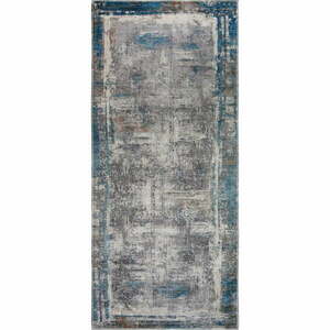 Niebieski chodnik odpowiedni do prania 80x300 cm Abstract Colors Blue – Vitaus obraz