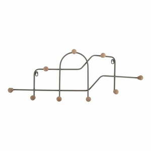 Szary metalowy wieszak ścienny 71 cm Maze – PT LIVING obraz