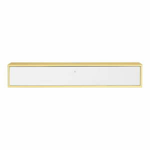 Jasnożółto-biała szafka pod TV 133x22 cm Mistral – Hammel Furniture obraz