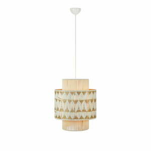 Lampa wisząca w naturalnym kolorze z jutowo-tekstylnym kloszem ø 45 cm Ano – Markslöjd obraz