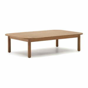 Stolik z litego drewna eukaliptusowego w naturalnym kolorze 89x140 cm Sacova – Kave Home obraz