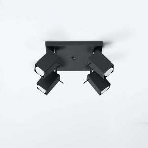 Czarna lampa punktowa 25x25 cm Toscana – Nice Lamps obraz