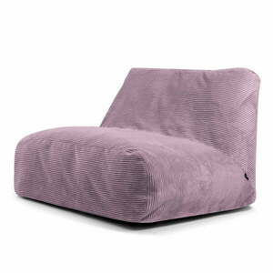 Fioletowy sztruksowy worek do siedzenia Sofa Tube – SLOWDOWN obraz