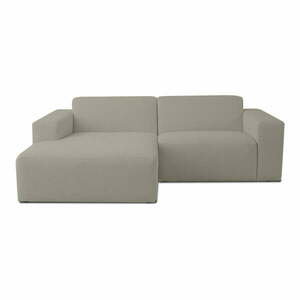 Jasnobrązowy narożnik z materiału bouclé (lewostronny) Roxy – Scandic obraz