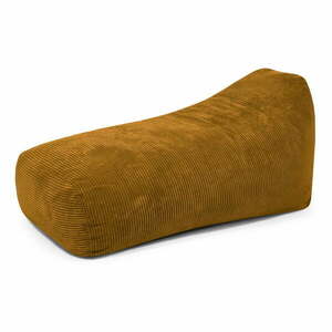 Musztardowy sztruksowy worek do siedzenia Snug Long 140 – SLOWDOWN obraz