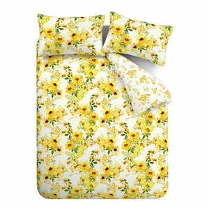 Żółta pościel dwuosobowa 230x220 cm Sunflowers – Catherine Lansfield obraz