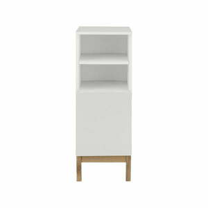 Biała niska szafka łazienkowa 30x86 cm Mirza – Støraa obraz