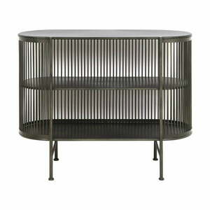 Czarna metalowa komoda 100x80 cm Yinthe – Light & Living obraz