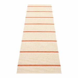 Ceglasto-kremowy chodnik odpowiedni na zewnątrz 70x240 cm Olle Brick Cream – Pappelina obraz