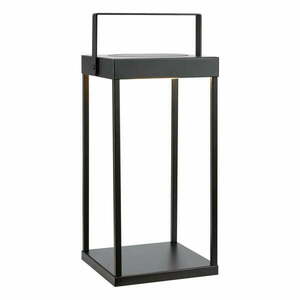 Czarny zewnętrzny lampion solarny LED na USB (wysokość 42 cm) Pure – Markslöjd obraz