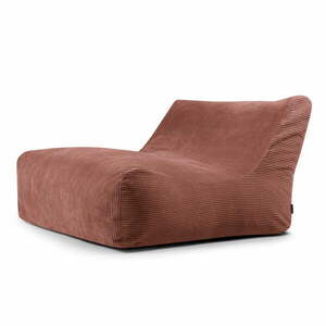 Ceglasty sztruksowy worek do siedzenia Sofa Lounge – SLOWDOWN obraz