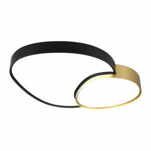 Lampa sufitowa LED w czarno-złotym kolorze 63.5x77 cm Rise – Trio obraz