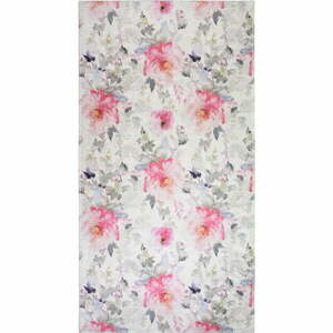 Różowo-kremowy dywan odpowiedni do prania 80x150 cm Pink Garden – Vitaus obraz