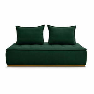 Ciemnozielona sofa z materiału bouclé 175 cm Elisa – Bobochic Paris obraz