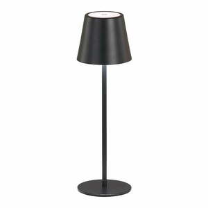 Czarna lampa stołowa LED z metalowym kloszem (wysokość 36, 5 cm) Viletto – Fischer & Honsel obraz