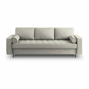 Jasnoszara rozkładana sofa Milo Casa Santo obraz