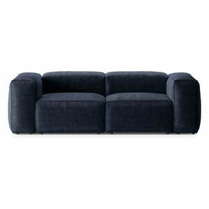 Ciemnoniebieska sztruksowa sofa 224 cm Bergano – Cosmopolitan Design obraz