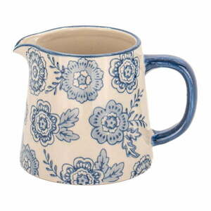 Niebiesko-beżowy kamionkowy mlecznik 200 ml Blue Willow – Sass & Belle obraz