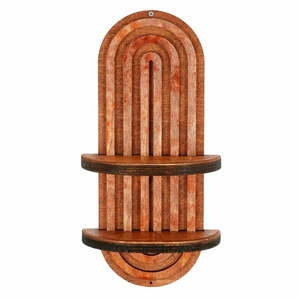 Jasnoczerwona wielopoziomowa półka 20 cm Raf – Kalune Design obraz