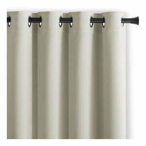 Kremowa zasłona zaciemniająca 140x245 cm Eyelets – Restilo obraz