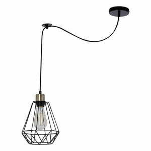 Czarna metalowa lampa wisząca 100x19 cm Primo – Candellux Lighting obraz